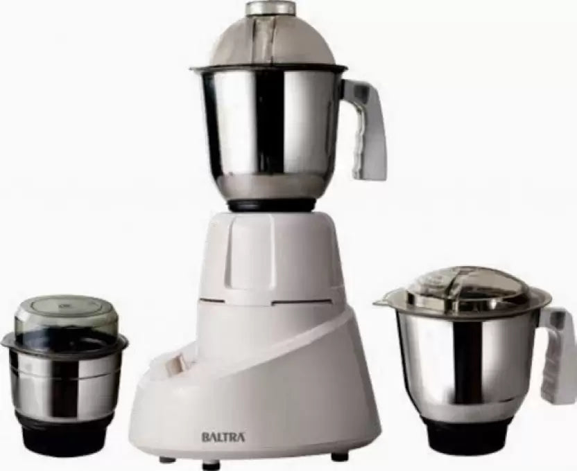Baltra BMG-113 GRAVITY 550 W Mixer Grinder (3 Jars, White and Blue) Baltra BMG-113 GRAVITY 550 W Mixer Grinder (3 Jars, White and Blue)